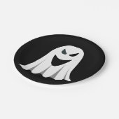 Halloween-Geist-Cartoon-Illustration 02 Pappteller (Schrägansicht)