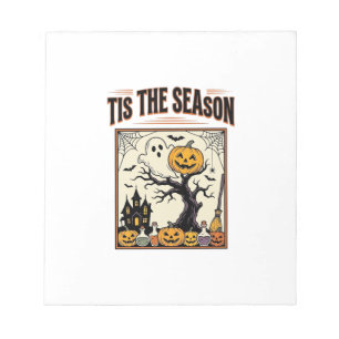 Halloween-Geist Die Saison Geisterhaus_1 Notizblock