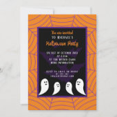 Halloween-Geist Einladung (Vorderseite)