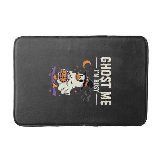 Halloween-Geist-Enten-Skateboard-Design_1 Badematte (Vorderseite)