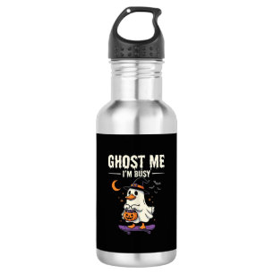 Halloween-Geist-Enten-Skateboard-Design_1 Edelstahlflasche