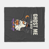 Halloween-Geist-Enten-Skateboard-Design_1 Fleecedecke (Vorderseite (Horizontal))