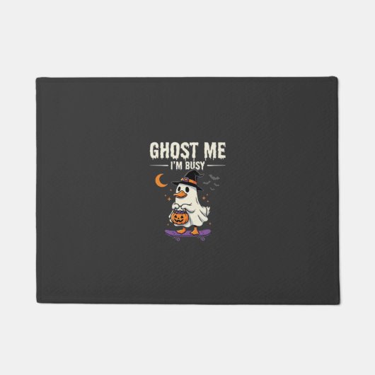 Halloween-Geist-Enten-Skateboard-Design_1 Fußmatte (Vorderseite)