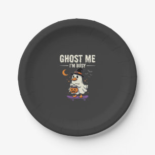 Halloween-Geist-Enten-Skateboard-Design_1 Pappteller
