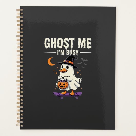 Halloween-Geist-Enten-Skateboard-Design_1 Planer (Vorderseite)