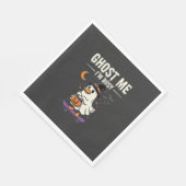 Halloween-Geist-Enten-Skateboard-Design_1 Serviette (Ecke)