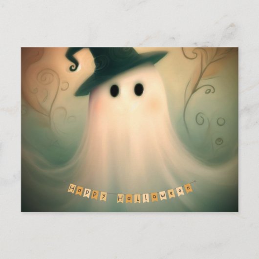 Halloween/Geist/Fall/Whimsisch Postkarte (Vorderseite)