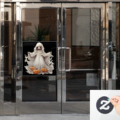 Halloween-Geist Fensteraufkleber (Büro Tür)