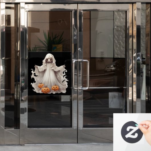 Halloween-Geist Fensteraufkleber (Büro Tür)