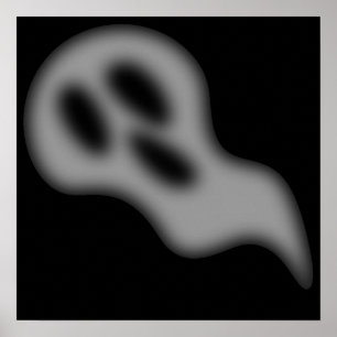 Halloween-Geist-Foto-Druck Poster