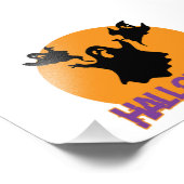 Halloween-Geist Fotodruck (Ecke)