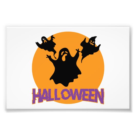 Halloween-Geist Fotodruck (Vorne)