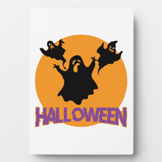 Halloween Geist Fotoplatte (Vorderseite)
