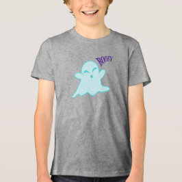 Halloween-Geist für Shirt-Kinder Tri-Blend Shirt