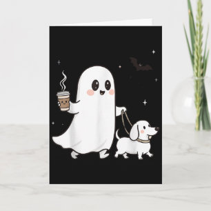 Halloween-Geist gehender Hund Soky Saison Hallowee Karte