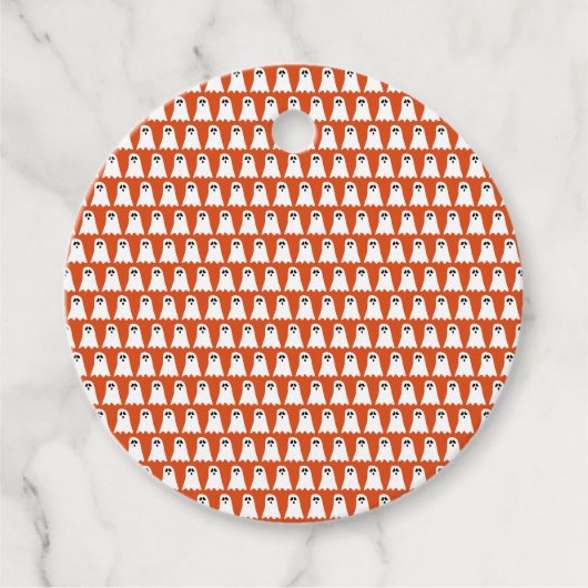 Halloween-Geist Geschenkanhänger (Vorderseite)