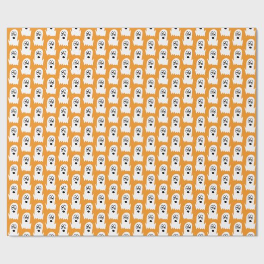 Halloween-Geist Geschenkpapier (Flach)