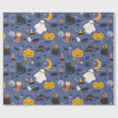 Halloween-Geist Geschenkpapier (Flach)