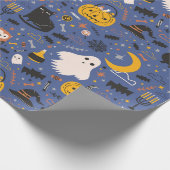 Halloween-Geist Geschenkpapier (Ecke)