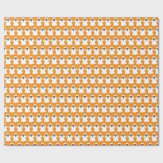 Halloween-Geist Geschenkpapier (Flach)