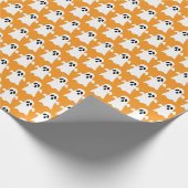 Halloween-Geist Geschenkpapier (Ecke)