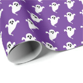 Halloween-Geist Geschenkpapier (Rolleneckpunkt)