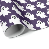Halloween-Geist Geschenkpapier (Rolleneckpunkt)