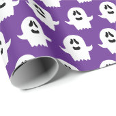 Halloween-Geist Geschenkpapier (Rolleneckpunkt)