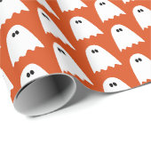 Halloween-Geist Geschenkpapier (Rolleneckpunkt)