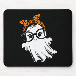 Halloween-Geist Gles Mädchen Geist Kostüm Augenglä Mousepad