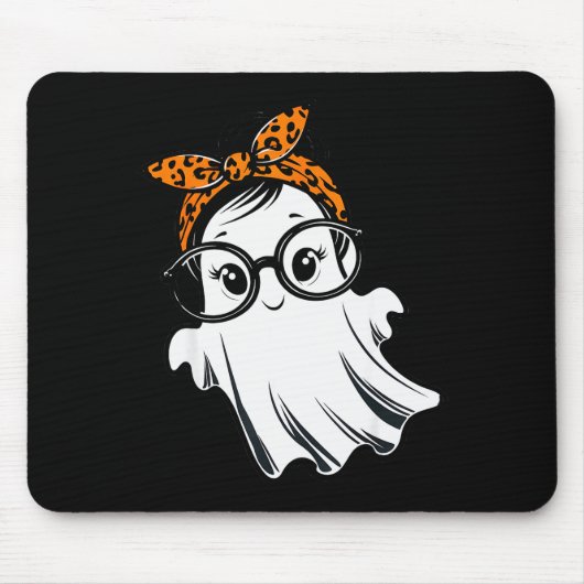 Halloween-Geist Gles Mädchen Geist Kostüm Augenglä Mousepad (Vorne)