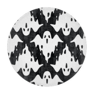 Halloween-Geist Grusel nahtloses Muster Schneidebrett