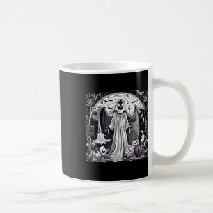 Halloween-Geist Gruseliger Friedhof Druck Kaffeetasse