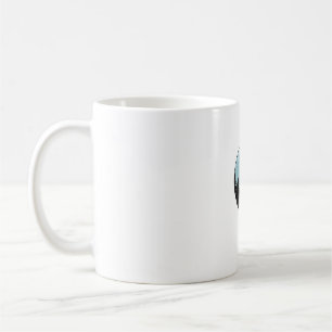 Halloween-Geist Gruseliger Wald Mond Vintage_1 Kaffeetasse