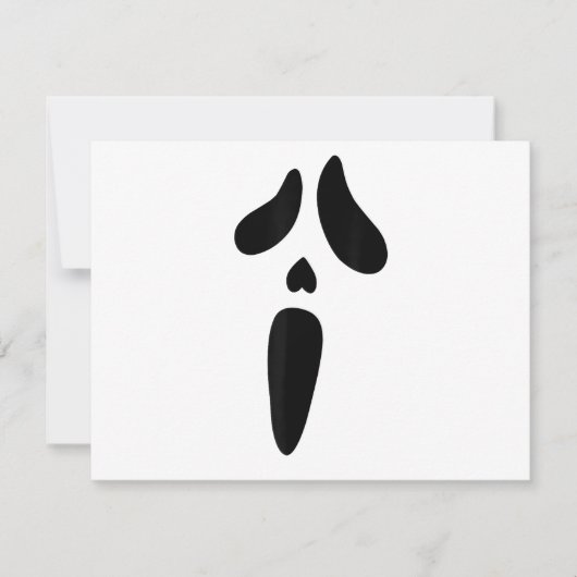 Halloween-Geist Gruseliges Gesicht Feiertag (Vorderseite)