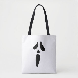 Halloween-Geist Gruseliges Gesicht Feiertag Tasche