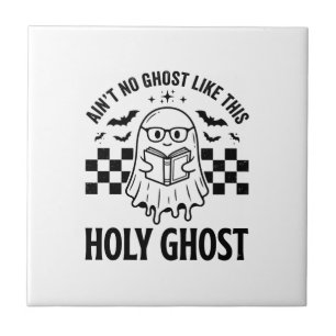 Halloween-Geist Heiliger Geist Lustig Vintage Scha Fliese