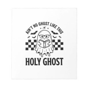 Halloween-Geist Heiliger Geist Lustig Vintage Scha Notizblock