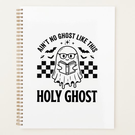 Halloween-Geist Heiliger Geist Lustig Vintage Scha Planer (Vorderseite)