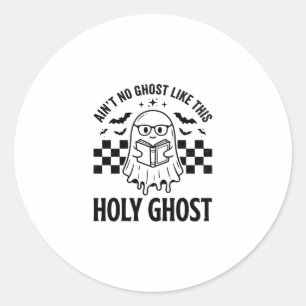 Halloween-Geist Heiliger Geist Lustig Vintage Scha Runder Aufkleber