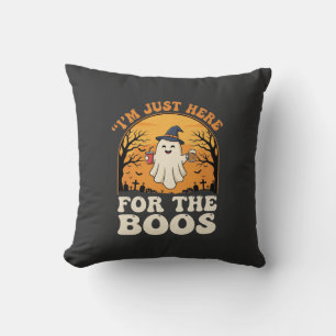 Halloween-Geist hier für das Buhrufen Kissen