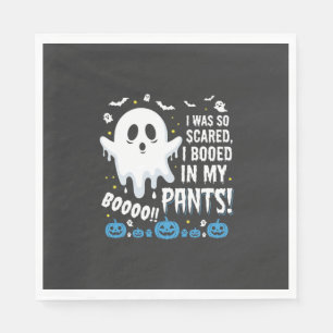 Halloween-Geist Ich habe meine Hose ausgebuht Desi Serviette