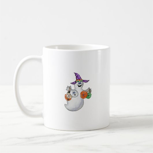 Halloween-Geist Kaffeetasse (Links)