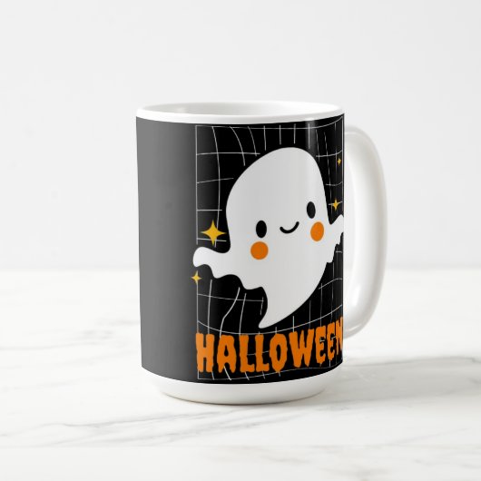 Halloween-Geist Kaffeetasse (VorderseiteRechts)