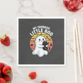 Halloween-Geist Katze Little Boo Serviette (Beispiel)