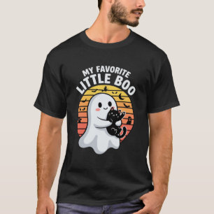 Halloween-Geist kleine Boo-Katze T-Shirt