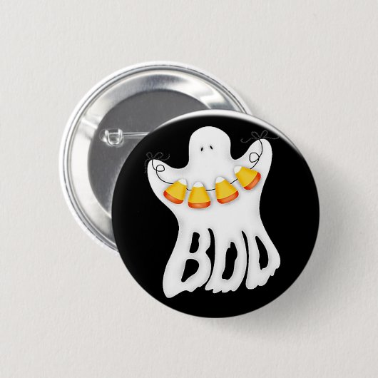Halloween-Geist-Knopf Button (Vorne & Hinten)