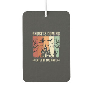 Halloween-Geist kommt ins Spukhaus Autolufterfrischer