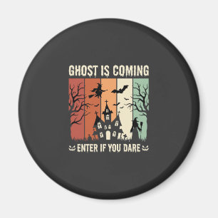 Halloween-Geist kommt ins Spukhaus Magnet