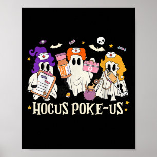 Halloween-Geist-Krankenschwester-Hokus-Ke-Us-Kostü Poster